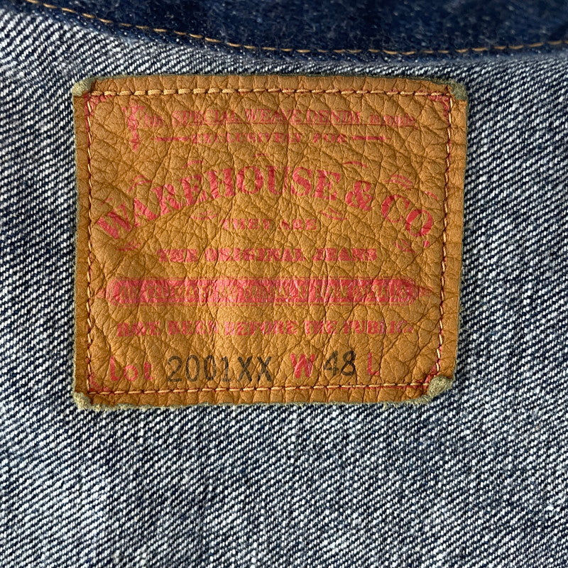 【中古品】【メンズ】 WAREHOUSE ウエアハウス 1ST TYPE DENIM JACKET 2001XX ファーストタイプ デニム ジャケット アウター Gジャン 145-260826-ko-14-teih サイズ：48 カラー：インディゴ 万代Net店