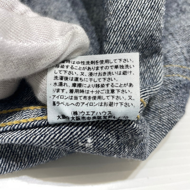 【中古品】【メンズ】 WAREHOUSE ウエアハウス 1ST TYPE DENIM JACKET 2001XX ファーストタイプ デニム ジャケット アウター Gジャン 145-260826-ko-14-teih サイズ：48 カラー：インディゴ 万代Net店