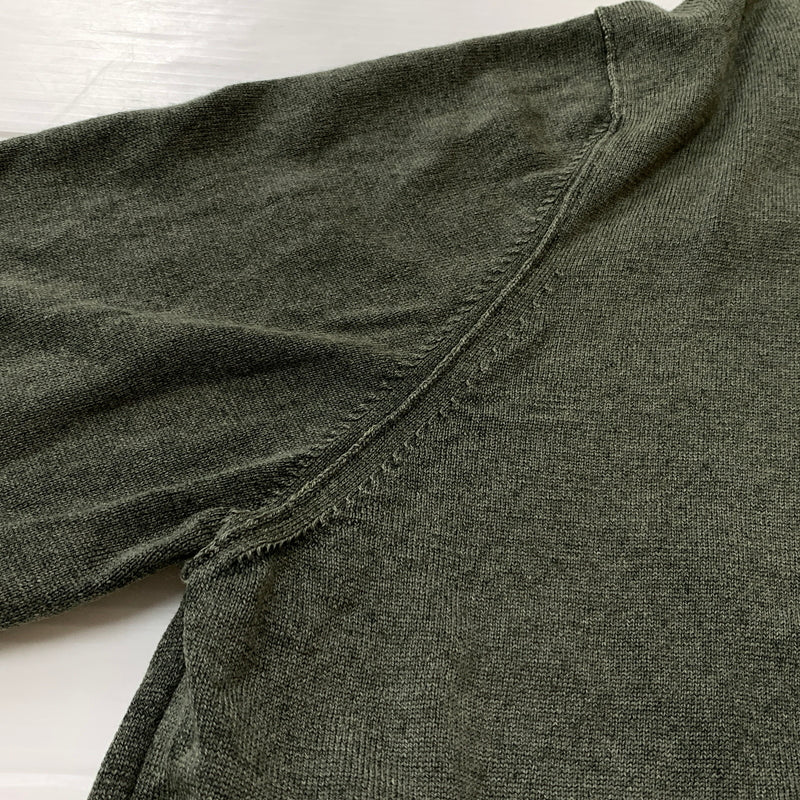 【中古品】【メンズ】 STONE ISLAND ストーン アイランド CREWNECK SWEATER クルーネック セーター 長袖 トップス トレーナー 141-260826-sa-15-tei サイズ：XXL カラー：グリーン 万代Net店
