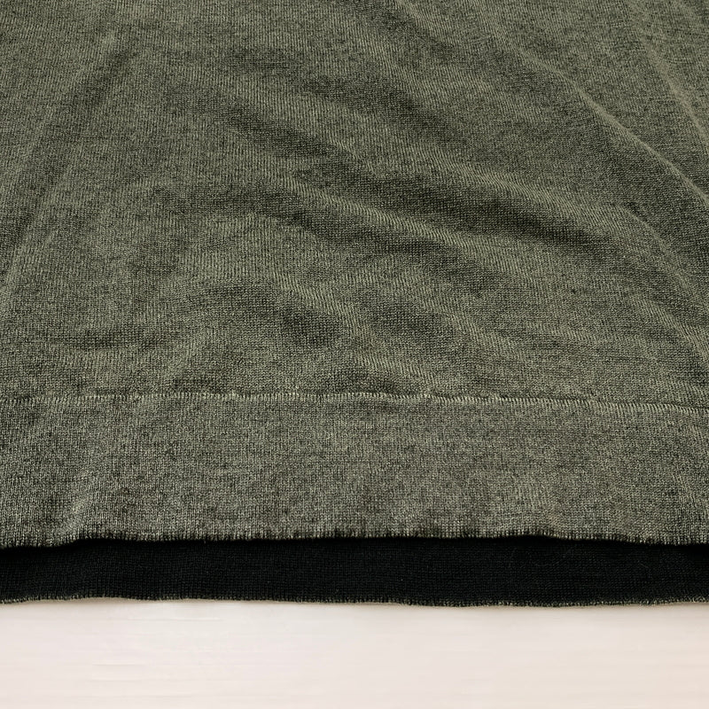 【中古品】【メンズ】 STONE ISLAND ストーン アイランド CREWNECK SWEATER クルーネック セーター 長袖 トップス トレーナー 141-260826-sa-15-tei サイズ：XXL カラー：グリーン 万代Net店