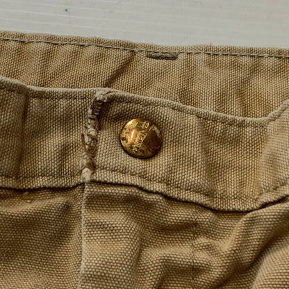 【現状渡し品】【メンズ】 CARHARTT カーハート 70's VINTAGE DOUBLE KNEE PAINTER PANT 70年代 ヴィンテージ ダブルニー ペインター パンツ ボトムス 156-260826-sa-18-tei サイズ：42 カラー：ベージュ 万代Net店