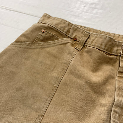 【現状渡し品】【メンズ】 CARHARTT カーハート 70's VINTAGE DOUBLE KNEE PAINTER PANT 70年代 ヴィンテージ ダブルニー ペインター パンツ ボトムス 156-260826-sa-18-tei サイズ：42 カラー：ベージュ 万代Net店