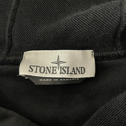 【中古品】【メンズ】 STONE ISLAND ストーンアイランド LOGO PATCH SWEAT HOODIE 101564151 ロゴ パッチ スウェット フーディ トップス プルオーバーパーカー 141-260826-ko-12-teih サイズ：L カラー：ブラック 万代Net店
