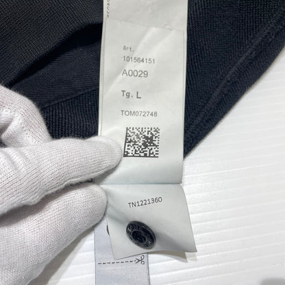 【中古品】【メンズ】 STONE ISLAND ストーンアイランド LOGO PATCH SWEAT HOODIE 101564151 ロゴ パッチ スウェット フーディ トップス プルオーバーパーカー 141-260826-ko-12-teih サイズ：L カラー：ブラック 万代Net店