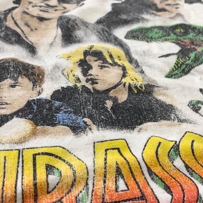 【現状渡し品】【メンズ】 UNKNOWN 00S JURASSIC PARK TEE 2000年 ジュラシック パーク Tシャツ 半袖 トップス 145-260826-sa-09-tei サイズ：L カラー：ホワイト 万代Net店