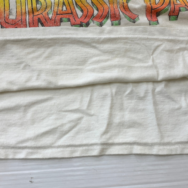 【現状渡し品】【メンズ】 UNKNOWN 00S JURASSIC PARK TEE 2000年 ジュラシック パーク Tシャツ 半袖 トップス 145-260826-sa-09-tei サイズ：L カラー：ホワイト 万代Net店