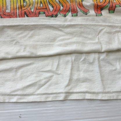 【現状渡し品】【メンズ】 UNKNOWN 00S JURASSIC PARK TEE 2000年 ジュラシック パーク Tシャツ 半袖 トップス 145-260826-sa-09-tei サイズ：L カラー：ホワイト 万代Net店