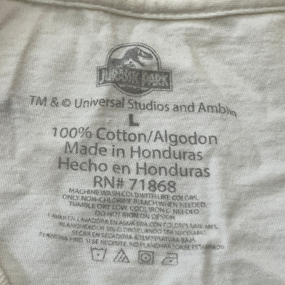 【現状渡し品】【メンズ】 UNKNOWN 00S JURASSIC PARK TEE 2000年 ジュラシック パーク Tシャツ 半袖 トップス 145-260826-sa-09-tei サイズ：L カラー：ホワイト 万代Net店