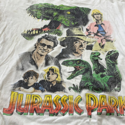 【現状渡し品】【メンズ】 UNKNOWN 00S JURASSIC PARK TEE 2000年 ジュラシック パーク Tシャツ 半袖 トップス 145-260826-sa-09-tei サイズ：L カラー：ホワイト 万代Net店