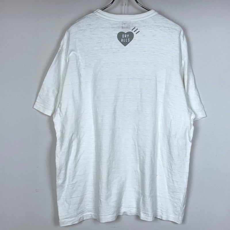 【中古品】【メンズ】 HUMAN MADE ヒューマン メイド SAPPORO STORE EXCLUSIVE HEART TEE サッポロ ストア エクスクルーシブ ハート Tシャツ 半袖 トップス 142-260826-sa-07-tei サイズ：3XL カラー：ホワイト 万代Net店