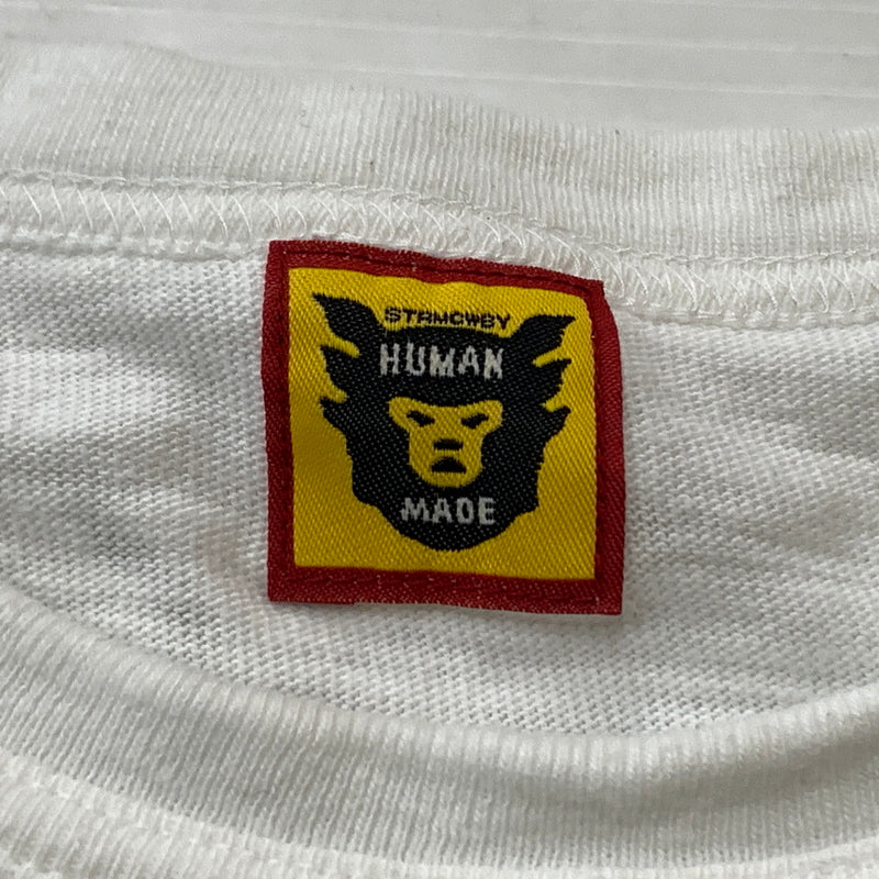 【中古品】【メンズ】 HUMAN MADE ヒューマン メイド SAPPORO STORE EXCLUSIVE HEART TEE サッポロ ストア エクスクルーシブ ハート Tシャツ 半袖 トップス 142-260826-sa-07-tei サイズ：3XL カラー：ホワイト 万代Net店