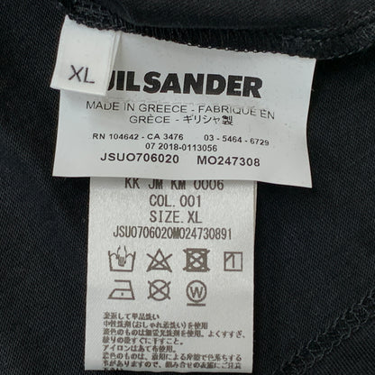 【中古品】【メンズ】 JIL SANDER ジル サンダー CREWNECK T-SHIRT JSUO706020 クルーネック Tシャツ 半袖 トップス 141-260826-sa-13-tei サイズ：XL カラー：ブラック 万代Net店