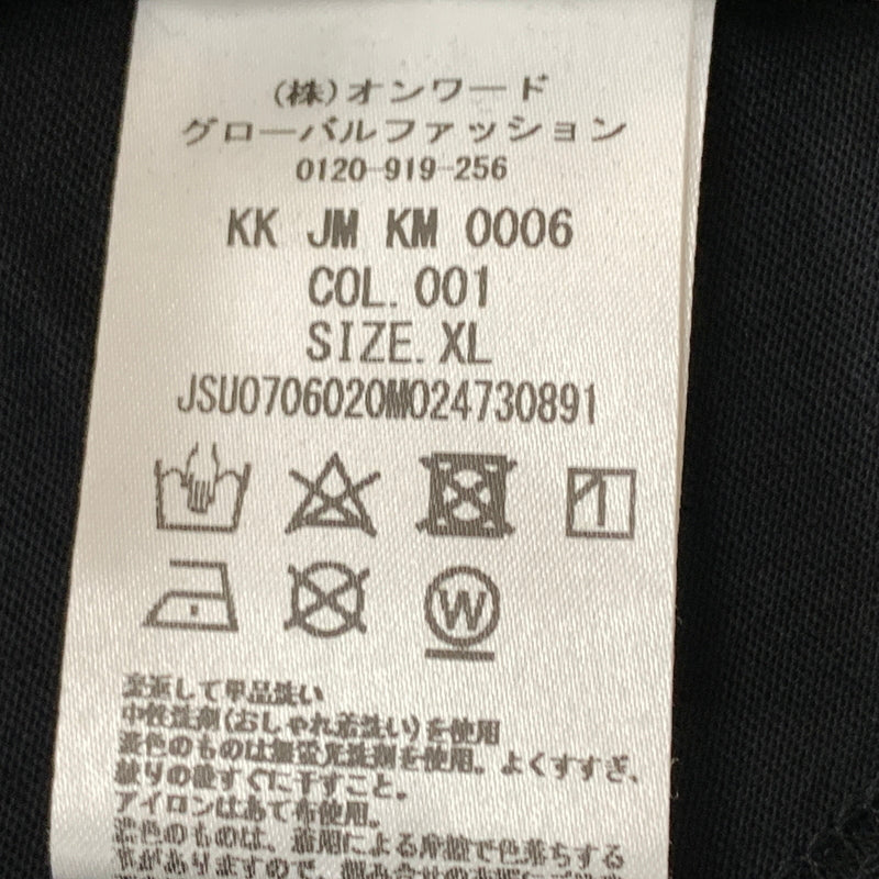 【中古品】【メンズ】 JIL SANDER ジル サンダー CREWNECK T-SHIRT JSUO706020 クルーネック Tシャツ 半袖 トップス 141-260826-sa-13-tei サイズ：XL カラー：ブラック 万代Net店