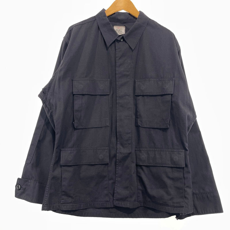 【中古品】【メンズ】 US ARMY ユーエス アーミー BLACK357 BDU JACKET 8415-01-422-4722 ブラック357 バトル ドレス ユニフォーム ジャケット アウター ミリタリー 145-260826-ko-11-teih サイズ：MEDIUM-SHORT カラー：ブラック系/ネイビー系 万代Net店