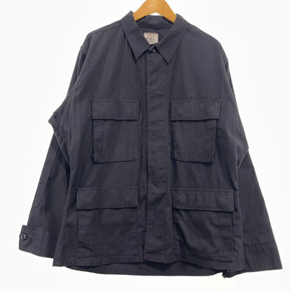 【中古品】【メンズ】 US ARMY ユーエス アーミー BLACK357 BDU JACKET 8415-01-422-4722 ブラック357 バトル ドレス ユニフォーム ジャケット アウター ミリタリー 145-260826-ko-11-teih サイズ：MEDIUM-SHORT カラー：ブラック系/ネイビー系 万代Net店