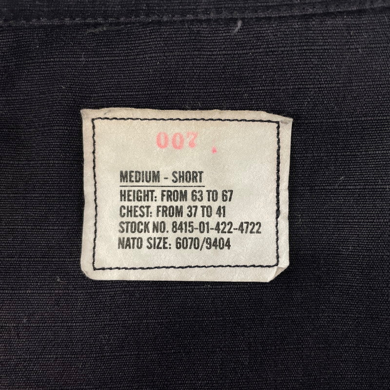 【中古品】【メンズ】 US ARMY ユーエス アーミー BLACK357 BDU JACKET 8415-01-422-4722 ブラック357 バトル ドレス ユニフォーム ジャケット アウター ミリタリー 145-260826-ko-11-teih サイズ：MEDIUM-SHORT カラー：ブラック系/ネイビー系 万代Net店