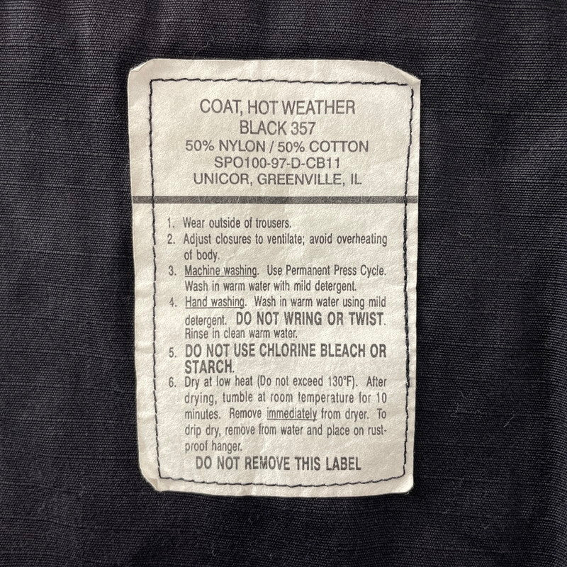 【中古品】【メンズ】 US ARMY ユーエス アーミー BLACK357 BDU JACKET 8415-01-422-4722 ブラック357 バトル ドレス ユニフォーム ジャケット アウター ミリタリー 145-260826-ko-11-teih サイズ：MEDIUM-SHORT カラー：ブラック系/ネイビー系 万代Net店