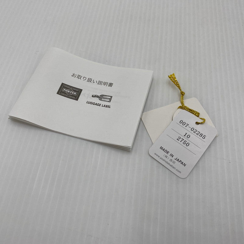 【中古品】【メンズ】 PORTER ポーター PORTER ENCHASE COIN & CARD CASE 007-02285 ポーターエンチェイス コイン アンド キーケース 財布 200-260829-ss-02-teih カラー：ブラック 万代Net店