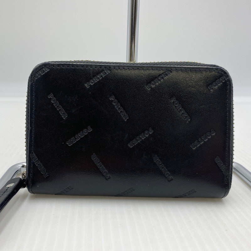【中古品】【メンズ】 PORTER ポーター PORTER ENCHASE COIN & CARD CASE 007-02285 ポーターエンチェイス コイン アンド キーケース 財布 200-260829-ss-02-teih カラー：ブラック 万代Net店
