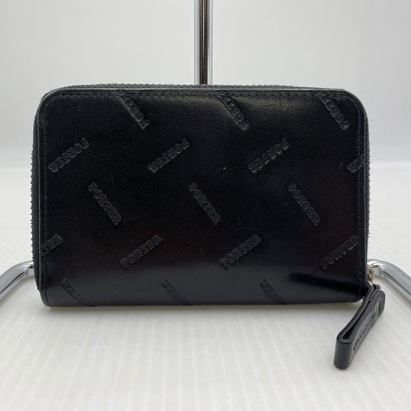 【中古品】【メンズ】 PORTER ポーター PORTER ENCHASE COIN & CARD CASE 007-02285 ポーターエンチェイス コイン アンド キーケース 財布 200-260829-ss-02-teih カラー：ブラック 万代Net店