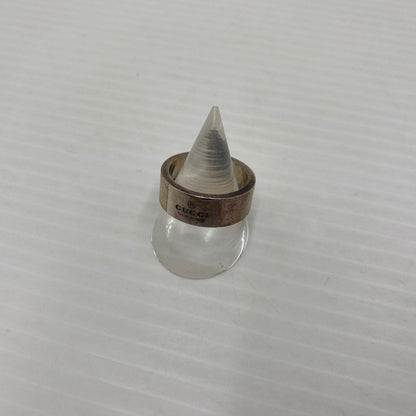 【中古品】【メンズ】 GUCCI グッチ LOGO RING MADE IN ITALY SILVER295 0309J8055 ロゴ リング 指輪 イタリア製 182-260829-ss-05-teih カラー：シルバー 万代Net店