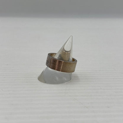 【中古品】【メンズ】 GUCCI グッチ LOGO RING MADE IN ITALY SILVER295 0309J8055 ロゴ リング 指輪 イタリア製 182-260829-ss-05-teih カラー：シルバー 万代Net店