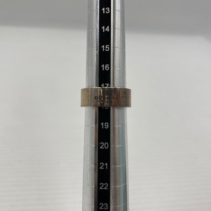 【中古品】【メンズ】 GUCCI グッチ LOGO RING MADE IN ITALY SILVER295 0309J8055 ロゴ リング 指輪 イタリア製 182-260829-ss-05-teih カラー：シルバー 万代Net店