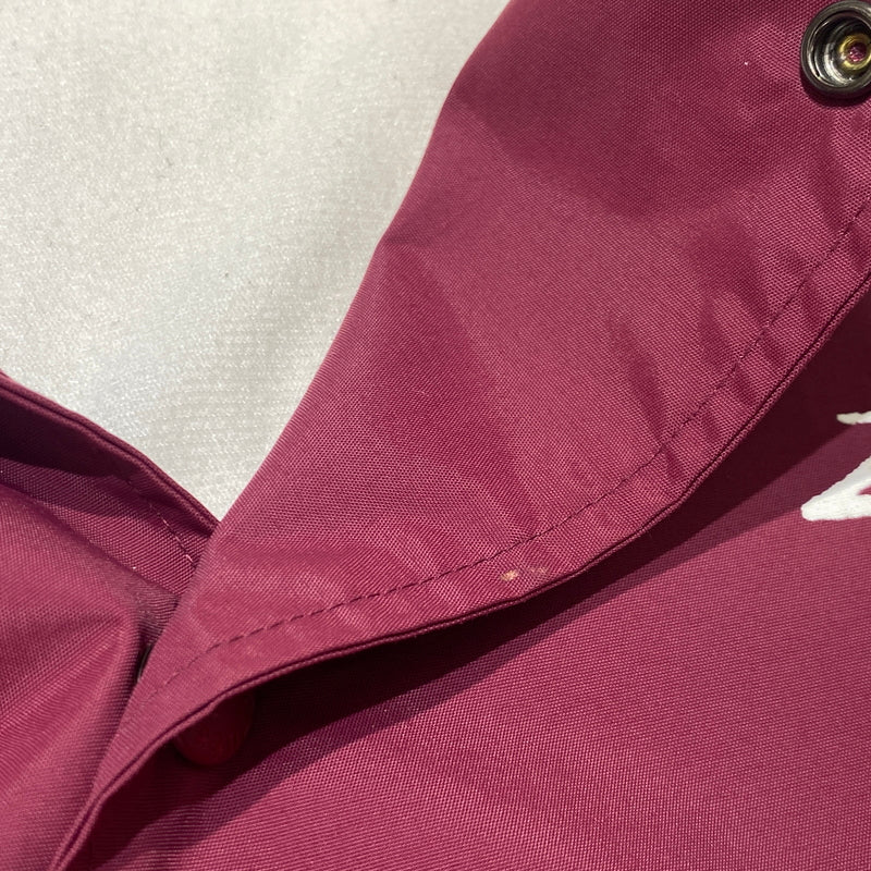 【現状渡し品】【メンズ】 STUSSY ステューシー NYLON COACH JACKET ナイロン コーチ ジャケット アウター 142-260824-sa-08-tei サイズ：L カラー：ボルドー 万代Net店
