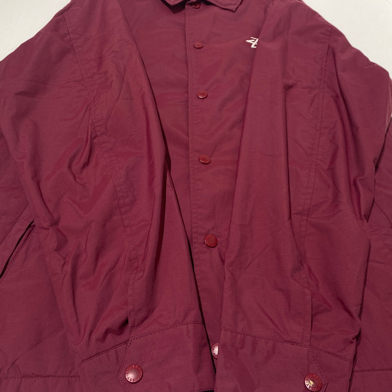 【現状渡し品】【メンズ】 STUSSY ステューシー NYLON COACH JACKET ナイロン コーチ ジャケット アウター 142-260824-sa-08-tei サイズ：L カラー：ボルドー 万代Net店