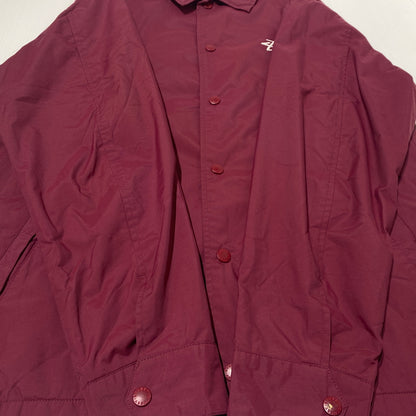 【現状渡し品】【メンズ】 STUSSY ステューシー NYLON COACH JACKET ナイロン コーチ ジャケット アウター 142-260824-sa-08-tei サイズ：L カラー：ボルドー 万代Net店