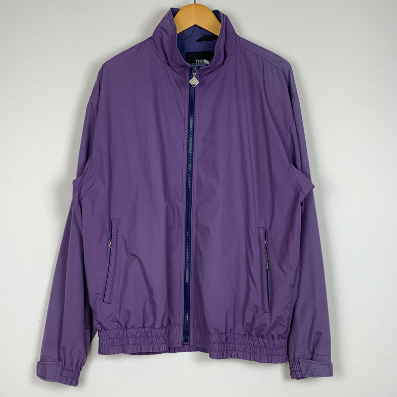 【現状渡し品】【メンズ】 THE NORTH FACE ザ ノース フェイス 90’s BACK LOGO NYLON JACKET 90年代 ブラック ロゴ ナイロン ジャケット アウター 144-260825-sa-03-tei サイズ：LL カラー：パープル 万代Net店