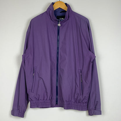 【現状渡し品】【メンズ】 THE NORTH FACE ザ ノース フェイス 90’s BACK LOGO NYLON JACKET 90年代 ブラック ロゴ ナイロン ジャケット アウター 144-260825-sa-03-tei サイズ：LL カラー：パープル 万代Net店