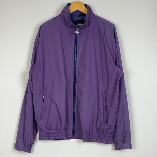【現状渡し品】【メンズ】 THE NORTH FACE ザ ノース フェイス 90’s BACK LOGO NYLON JACKET 90年代 ブラック ロゴ ナイロン ジャケット アウター 144-260825-sa-03-tei サイズ：LL カラー：パープル 万代Net店