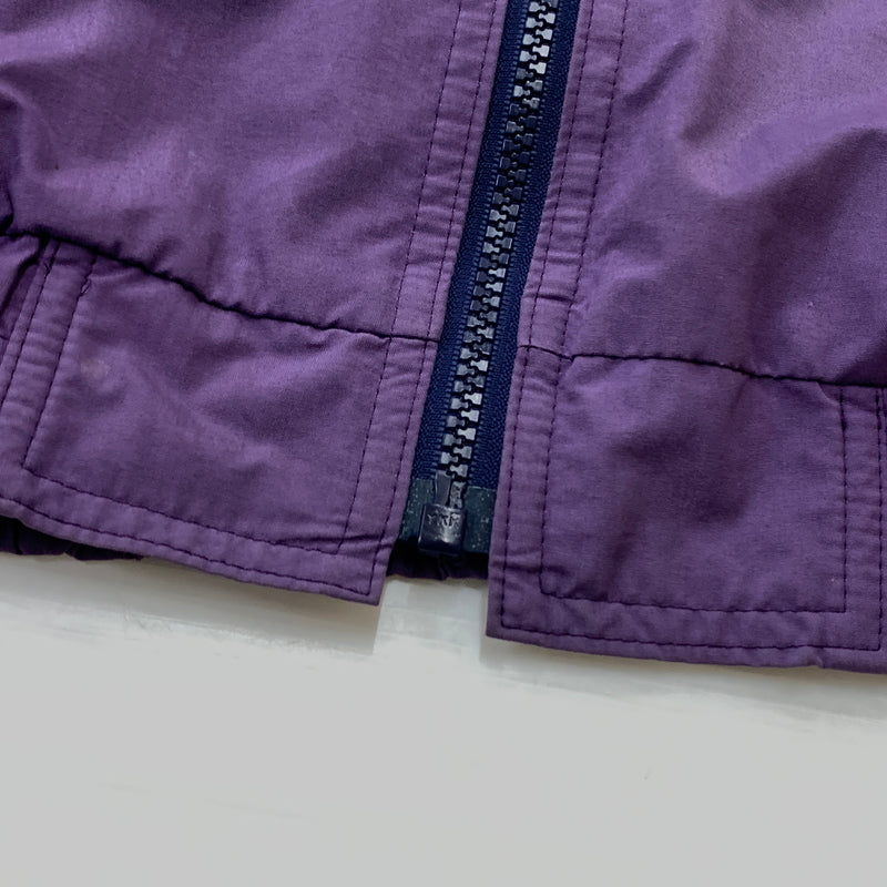 【現状渡し品】【メンズ】 THE NORTH FACE ザ ノース フェイス 90’s BACK LOGO NYLON JACKET 90年代 ブラック ロゴ ナイロン ジャケット アウター 144-260825-sa-03-tei サイズ：LL カラー：パープル 万代Net店