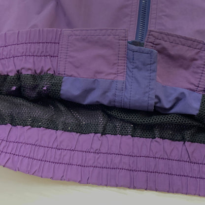 【現状渡し品】【メンズ】 THE NORTH FACE ザ ノース フェイス 90’s BACK LOGO NYLON JACKET 90年代 ブラック ロゴ ナイロン ジャケット アウター 144-260825-sa-03-tei サイズ：LL カラー：パープル 万代Net店