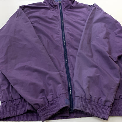 【現状渡し品】【メンズ】 THE NORTH FACE ザ ノース フェイス 90’s BACK LOGO NYLON JACKET 90年代 ブラック ロゴ ナイロン ジャケット アウター 144-260825-sa-03-tei サイズ：LL カラー：パープル 万代Net店
