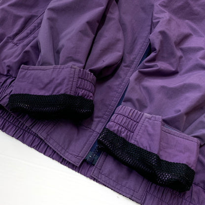 【現状渡し品】【メンズ】 THE NORTH FACE ザ ノース フェイス 90’s BACK LOGO NYLON JACKET 90年代 ブラック ロゴ ナイロン ジャケット アウター 144-260825-sa-03-tei サイズ：LL カラー：パープル 万代Net店