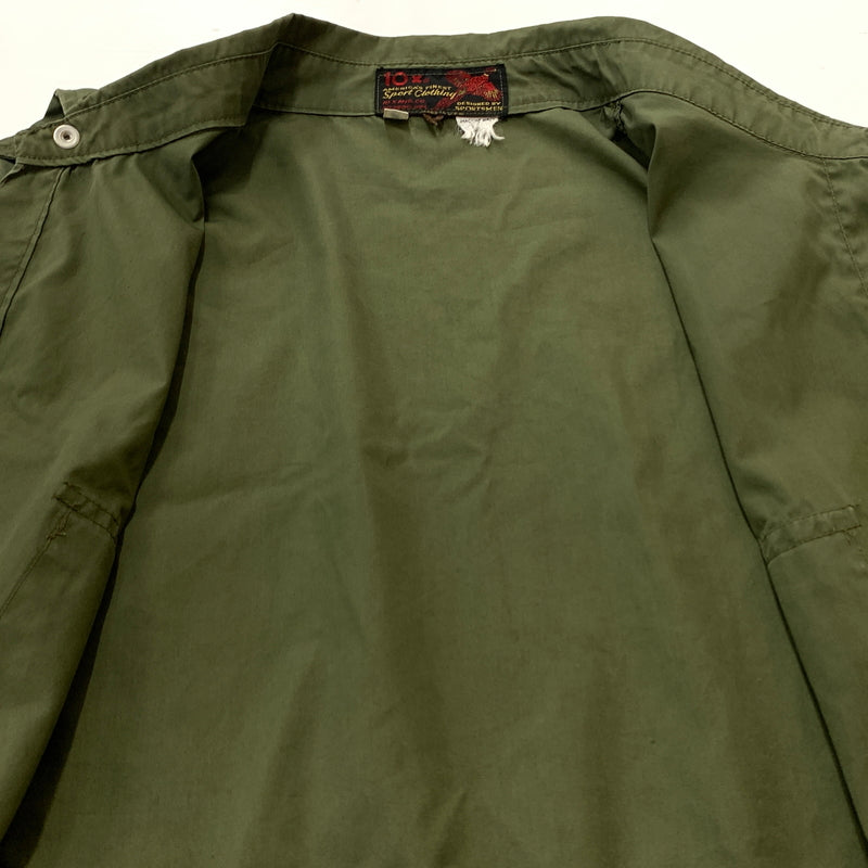 【中古品】【メンズ】 10-X テンエックス AMERICA'S FINEST SPORT CLOTHING 60’s~70's VINTAGE MILITARY JACKET スポーツ クロージング 60～70年代 ヴィンテージ ミリタリー ジャケット アウター 145-260825-sa-02-tei サイズ：XL カラー：カーキ 万代Net店