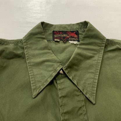 【中古品】【メンズ】 10-X テンエックス AMERICA'S FINEST SPORT CLOTHING 60’s~70's VINTAGE MILITARY JACKET スポーツ クロージング 60～70年代 ヴィンテージ ミリタリー ジャケット アウター 145-260825-sa-02-tei サイズ：XL カラー：カーキ 万代Net店