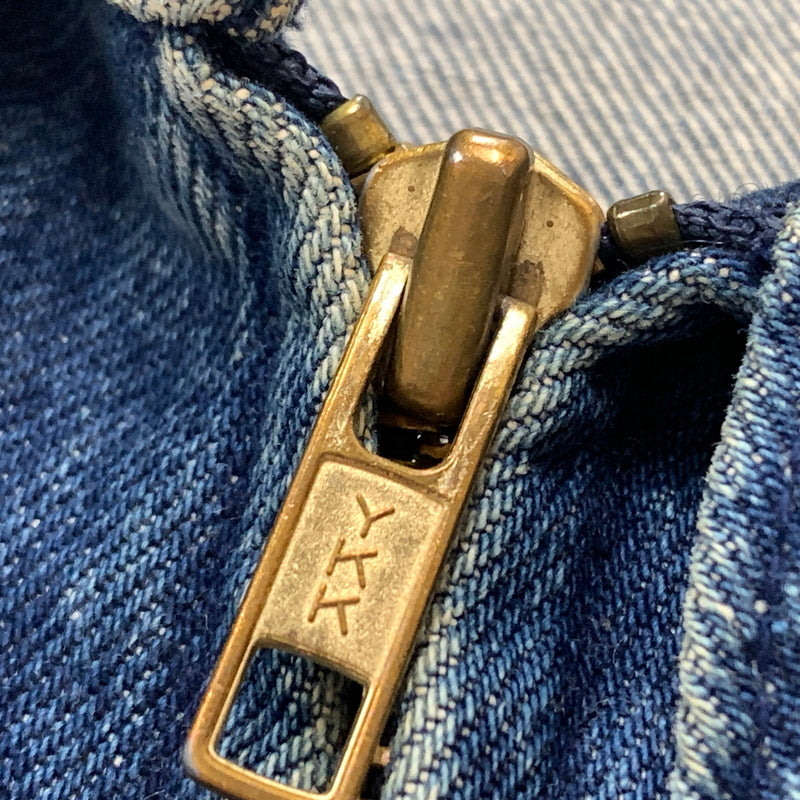 【中古品】【メンズ】 POLO RALPH LAUREN ポロ ラルフ ローレン 80’s VINTAGE DENIM ZIP JACKET 80年代 ヴィンテージ デニム ジップ ジャケット アウター 147-260825-sa-01-tei サイズ：S カラー：インディゴ 万代Net店
