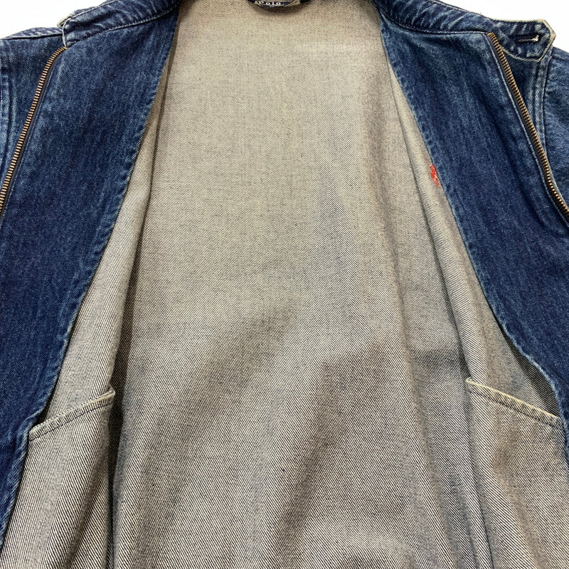 【中古品】【メンズ】 POLO RALPH LAUREN ポロ ラルフ ローレン 80’s VINTAGE DENIM ZIP JACKET 80年代 ヴィンテージ デニム ジップ ジャケット アウター 147-260825-sa-01-tei サイズ：S カラー：インディゴ 万代Net店