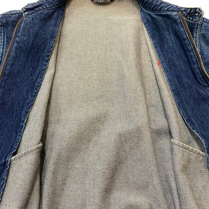 【中古品】【メンズ】 POLO RALPH LAUREN ポロ ラルフ ローレン 80’s VINTAGE DENIM ZIP JACKET 80年代 ヴィンテージ デニム ジップ ジャケット アウター 147-260825-sa-01-tei サイズ：S カラー：インディゴ 万代Net店