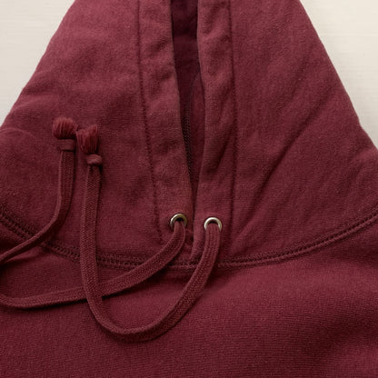【中古品】【メンズ】 SUPREME シュプリーム BOX LOGO HOODED SWEATSHIRT ”PLUM” ボックス ロゴ フーディ スウェット シャツ プラム 長袖 トップス プルーオーバー パーカー 149-260825-sa-15-tei サイズ：S カラー：レッド系 万代Net店