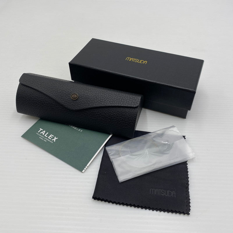 【中古品】【メンズ】 MATSUDA マツダ SUNGLASSES MADE IN JAPAN M1032 サングラス アイウェア 日本製 203-260829-ss-04-teih サイズ：47□22ー145 カラー：ブラック(カラー) 万代Net店