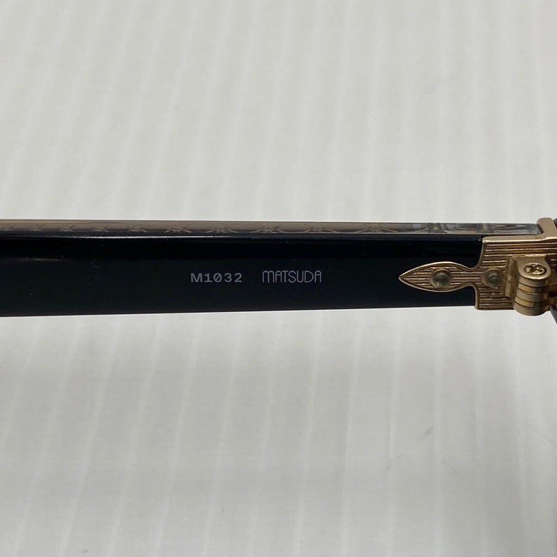 【中古品】【メンズ】 MATSUDA マツダ SUNGLASSES MADE IN JAPAN M1032 サングラス アイウェア 日本製 203-260829-ss-04-teih サイズ：47□22ー145 カラー：ブラック(カラー) 万代Net店