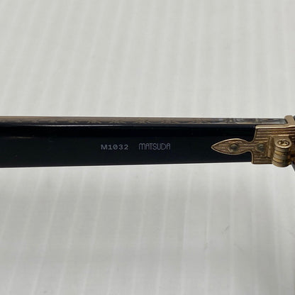 【中古品】【メンズ】 MATSUDA マツダ SUNGLASSES MADE IN JAPAN M1032 サングラス アイウェア 日本製 203-260829-ss-04-teih サイズ：47□22ー145 カラー：ブラック(カラー) 万代Net店