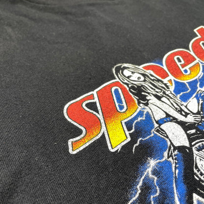 【中古品】【メンズ】 HYSTERIC GLAMOUR ヒステリックグラマー SPEEDSTER HEAVY METAL T-SHIRT 02263CT06 スピードスター ヘビーメタル Tシャツ 半袖 トップス 140-260826-ko-08-teih サイズ：L カラー：ブラック 万代Net店