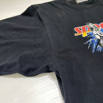 【中古品】【メンズ】 HYSTERIC GLAMOUR ヒステリックグラマー SPEEDSTER HEAVY METAL T-SHIRT 02263CT06 スピードスター ヘビーメタル Tシャツ 半袖 トップス 140-260826-ko-08-teih サイズ：L カラー：ブラック 万代Net店