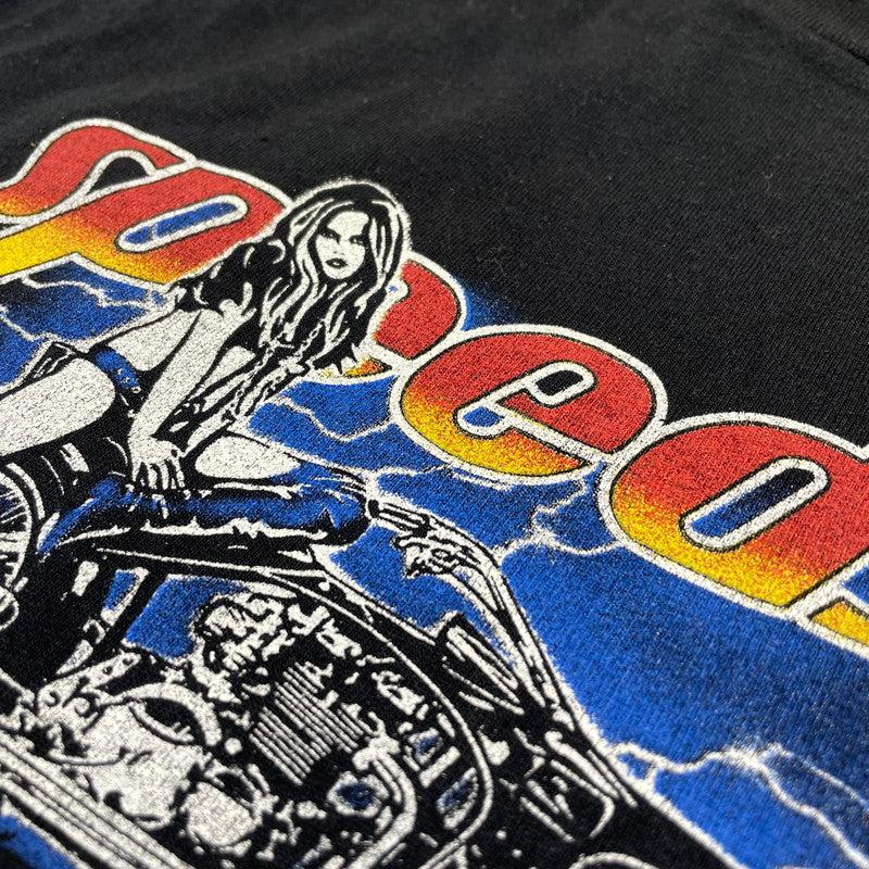 【中古品】【メンズ】 HYSTERIC GLAMOUR ヒステリックグラマー SPEEDSTER HEAVY METAL T-SHIRT 02263CT06 スピードスター ヘビーメタル Tシャツ 半袖 トップス 140-260826-ko-08-teih サイズ：L カラー：ブラック 万代Net店