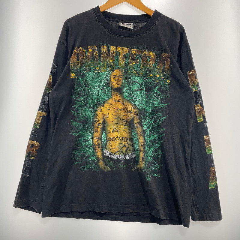 【現状渡し品】【メンズ】 THE ROXX ロックス PANTERA UNSCARRED RONG SLEEVE T SHIRT パンテラ アンスカード ロング スリーブ Tシャツ 長袖 トップス 145-260826-ko-09-teih サイズ：L カラー：ブラック 万代Net店